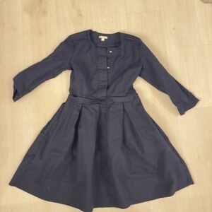 GAP Fit & Flare Dress – Size 4 – Navy Blue – Classic & Chic